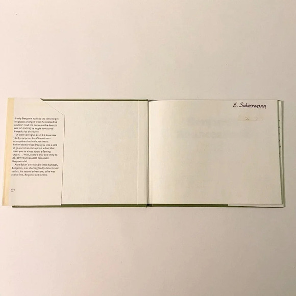 Vintage 1978 Benjamin Bounces Back  by Alan Baker Book HC DJ - Picture 6 of 16